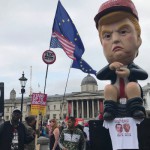 Miles de británicos toman las calles de Londres para protestar contra la visita de Trump al grito de “¡Resistid!”