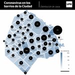 Mapa de la epidemia: ya hay casos de coronavirus en todos los barrios de la Ciudad