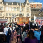Caravana educativa y paro contra la reapertura de escuelas en la Ciudad