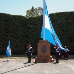 Alberto Fernández encabezó el acto por el bicentenario del primer izamiento de la bandera nacional en las Malvinas