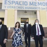 Junto a Cristina, el Presidente llamó en la ExEsma a “no olvidar y pedir justicia”