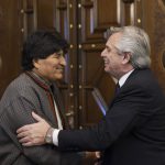 Alberto Fernández y Evo Morales almorzaron juntos en Casa Rosada