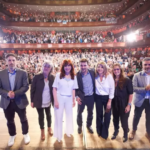 Hablo Cristina Kirchner en el Teatro Argentino de La Plata
